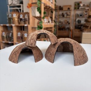 Maison en noix de coco pour petits rongeurs