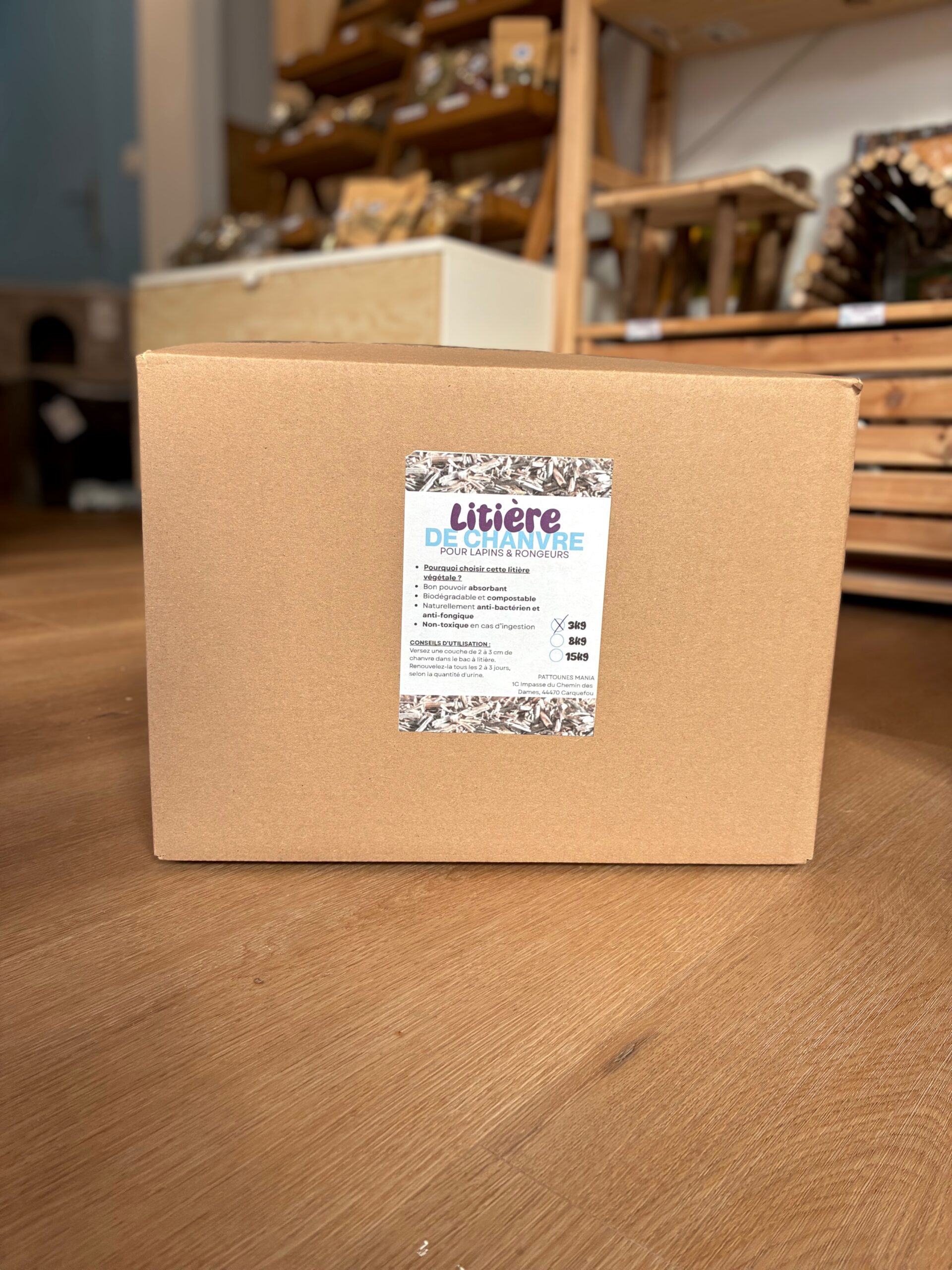 Litière de chanvre compressé – Image 2